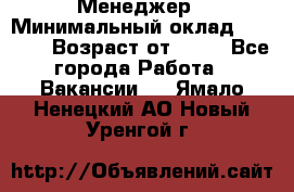 Менеджер › Минимальный оклад ­ 8 000 › Возраст от ­ 18 - Все города Работа » Вакансии   . Ямало-Ненецкий АО,Новый Уренгой г.